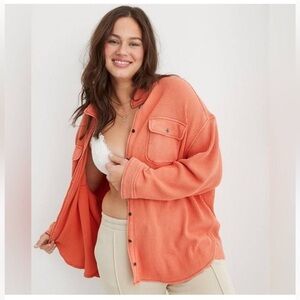 NWT Aerie Lumberjane Waffle Shirt